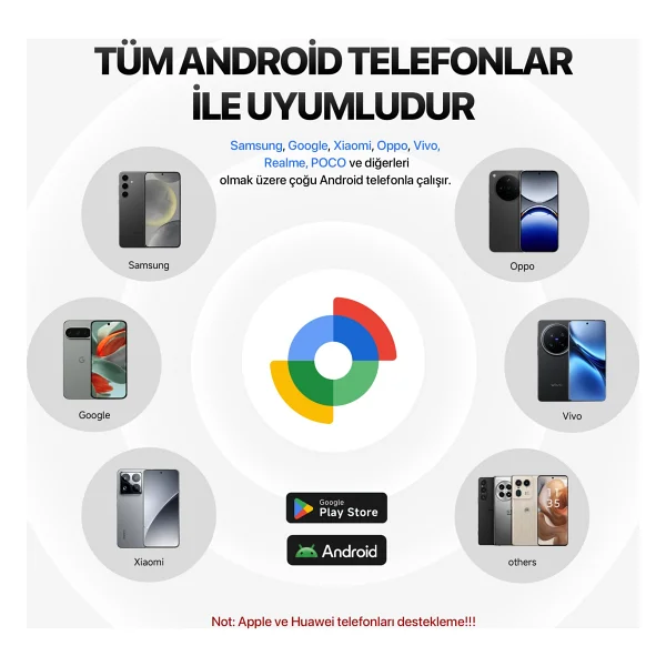 Lifetag -Android Uyumlu-Google Lisanslı-Akıllı Takip Cihazı - Siyah- 4'lü Paket(Sadece Androıd ile Uyumludur) - Görsel 4