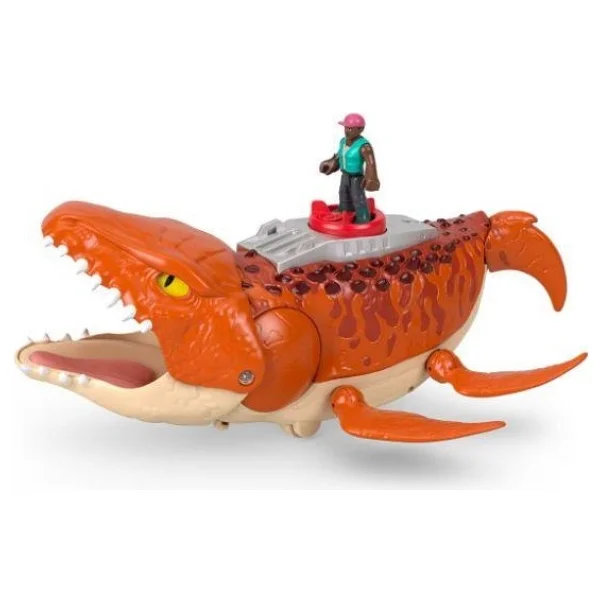 Imaginext Jurassic World Rebirth Aquachomp Chase Mosasaurus JFR23 - Görsel 3