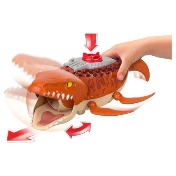 Imaginext Jurassic World Rebirth Aquachomp Chase Mosasaurus JFR23 - Görsel 4