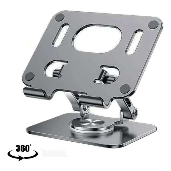 Xiaomi Pad 7 Pro Tablet 11.2'' Uyumlu 360 Derece Dönebilen Katlanabilir Metal Stand - Görsel 7