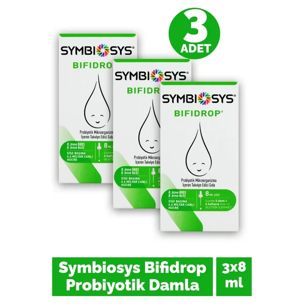 Symbiosys Bifidrop Probiyotik Damla 8 ml 3 Adet - Görsel 3