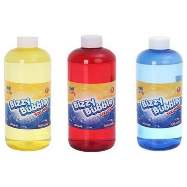 Oyuncak Bizzy Bubble Köpük Tabanca Sıvısı Solüsyonu 500MLx3 ( 1500ml fiyatıdır ) - Görsel 4