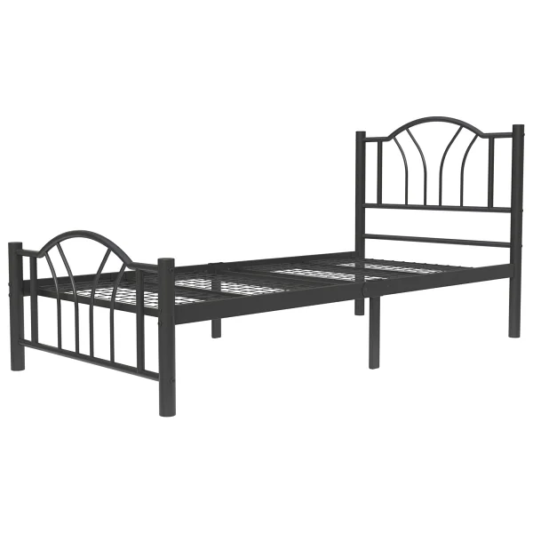 Argimo Bella 90x200 cm Ferforje Metal Tek Kişilik Karyola - Görsel 5