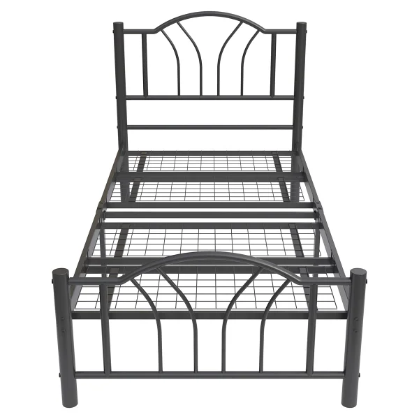 Argimo Bella 90x200 cm Ferforje Metal Tek Kişilik Karyola - Görsel 6