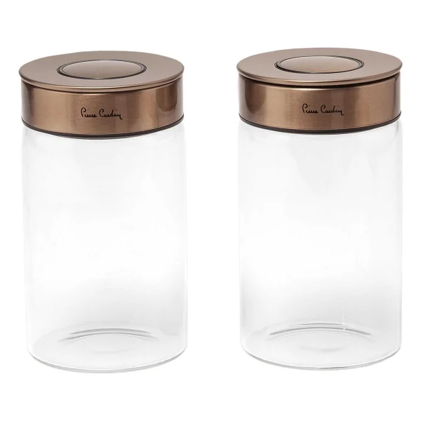 Pierre Cardin Neo Copper 18 cm 2'li Cam Kavanoz Seti - Görsel 2