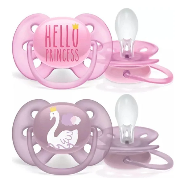 Philips Avent SCF223/02 Ultra Soft Kız 6-18 Ay 2'li Emzik - Görsel 3