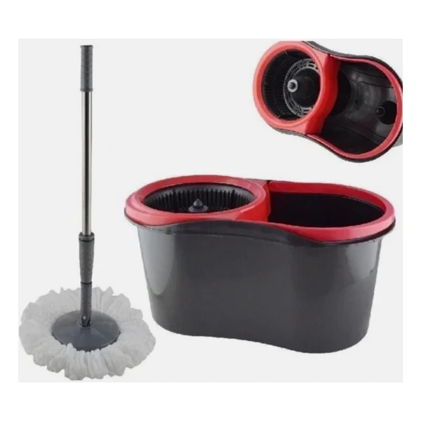 Proff Turbo Star Black Edition Döner Başlıklı Temizlik Kovası - Görsel 2