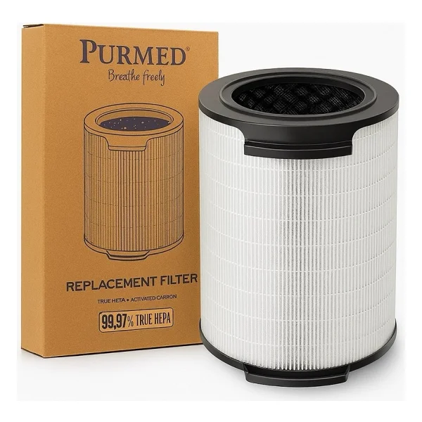 Purmed Philips 8000 Serisi Amf870 Ve Amf765 Hava Temizleyici Uyumlu - Fym860/30 Hepa + Karbon Filtre - Görsel 7