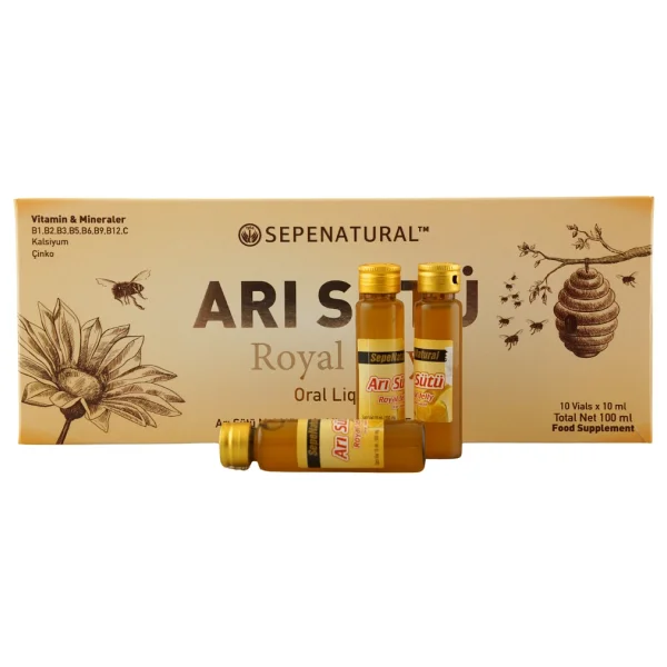 Sepe Natural Arı Sütü Royal Jelly Likit 500 mg 10 Ampul - Görsel 7