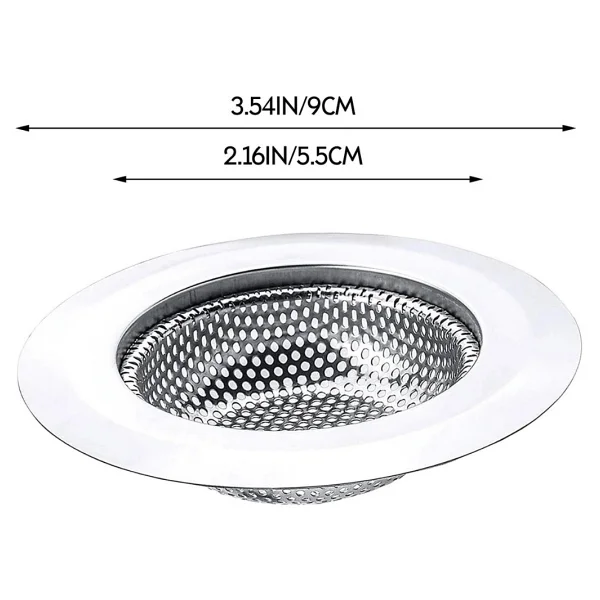 Royaleks Mutfak Su Lavabo Filtresi Örgü Süzgeç Paslanmaz Çelik 7.5 cm Çap - Görsel 2