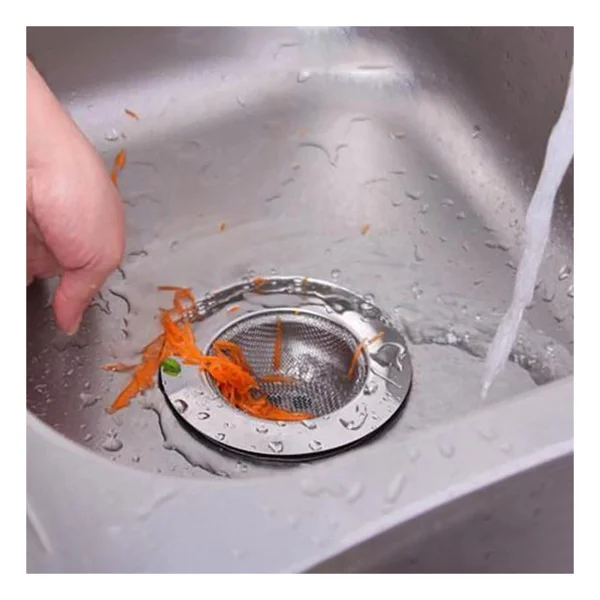 Royaleks Mutfak Su Lavabo Filtresi Örgü Süzgeç Paslanmaz Çelik 7.5 cm Çap - Görsel 3