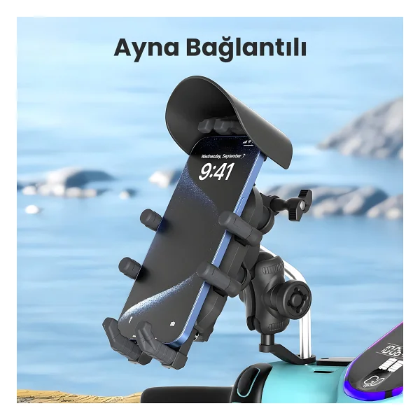 Bix BMPH05 Motosiklet/Bisiklet Telefon Tutucu - Görsel 3
