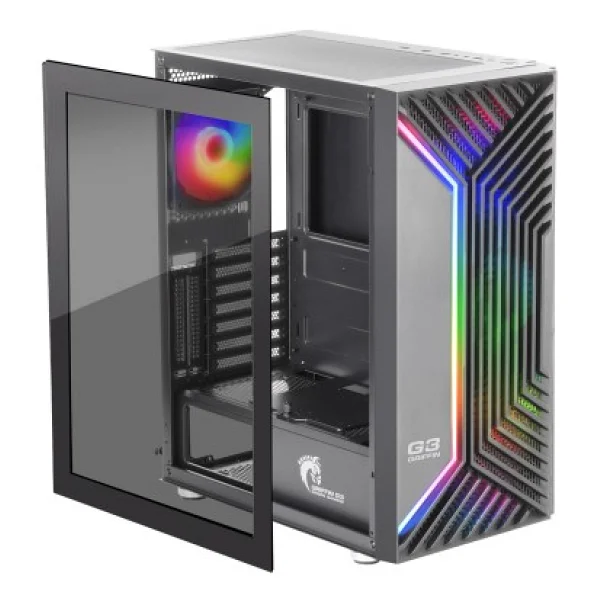 Green Griffin G3 Plus ARGB Fanlı ATX Oyuncu Kasası - Görsel 3