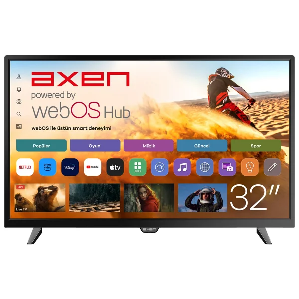 Axen AX32DAL540 HD 32" 82 Ekran Uydu Alıcılı webOS Smart LED TV - Görsel 6