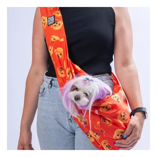 Pawstar Avocado Crossbody Küçük Irk Köpek Taşıma Çantası 50X15x20 Cm - Görsel 6