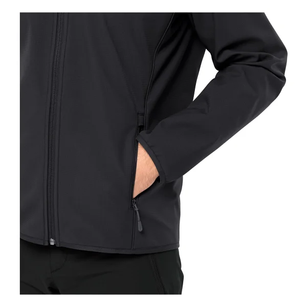 Jack Wolfskin Bornberg Hoody 1307471-6000 Kapüşonlu Erkek Softshell Mont - Görsel 9