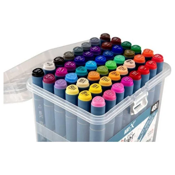 Art-X Sketch Duo 18049 48'li Çift Taraflı Marker Kalem Seti - Görsel 3