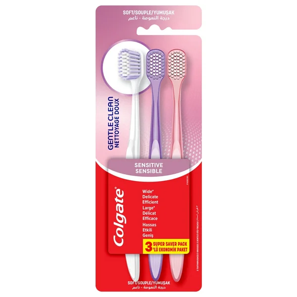 Colgate Gentle Clean 3'lü Diş Fırçası - Görsel 2