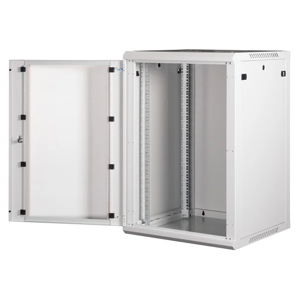 Lande - 18u 19" Duvar Tipi Rack Kabinet Genişlik: 600 Mm Derinlik: 600 Mm Açık Gri - Görsel 3