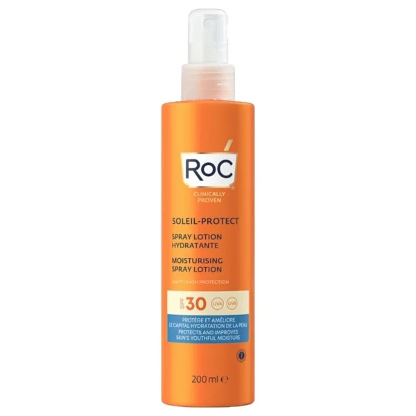 ROC Soleil Protect Nemlendirici 200 ml 30 Faktör Sprey Güneş Losyonu - Görsel 4