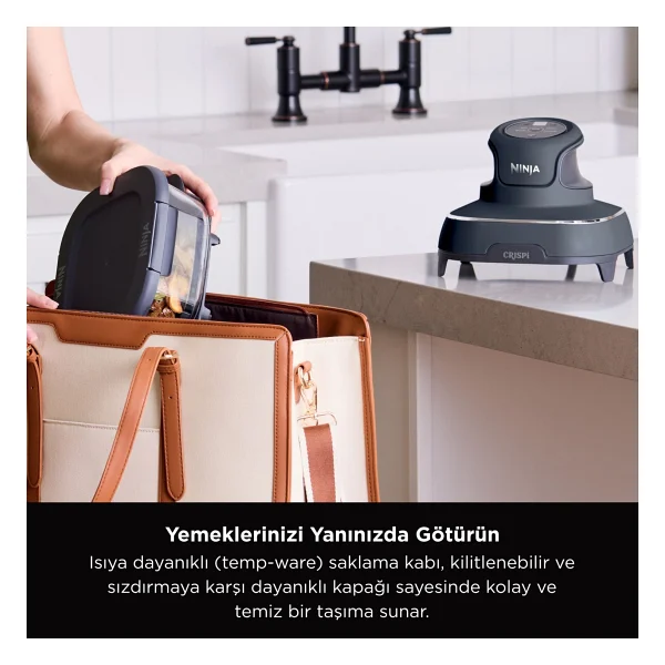 Ninja Crispi 4in1 Gri Yağsız Fritöz - Görsel 4