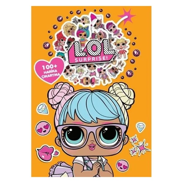 Lol Surprise! Boyama Kitabı Çıkartma Bombası 100 + Harika Çıkartma - Görsel 3