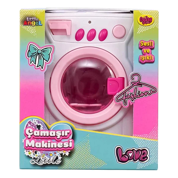Oydaş Oyuncak Sesli ve Işıklı Küçük Boy Çamaşır Makinesi 02603 - Görsel 3