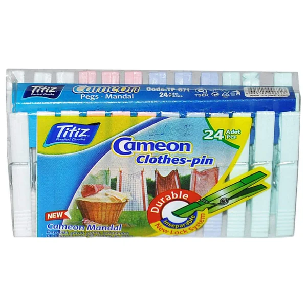 Titiz TP-671 Cameon Mandal 24 Adet - Görsel 2