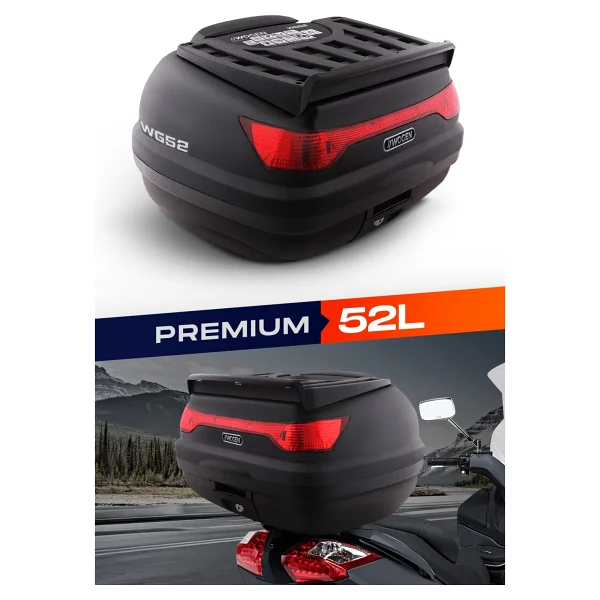 Wogen WG52 Premium 52 lt Motosiklet Çantası - Görsel 8