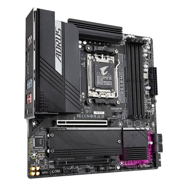 Gigabyte B650M Aorus Elite AMD AM5 DDR5 Micro ATX Anakart - Görsel 3