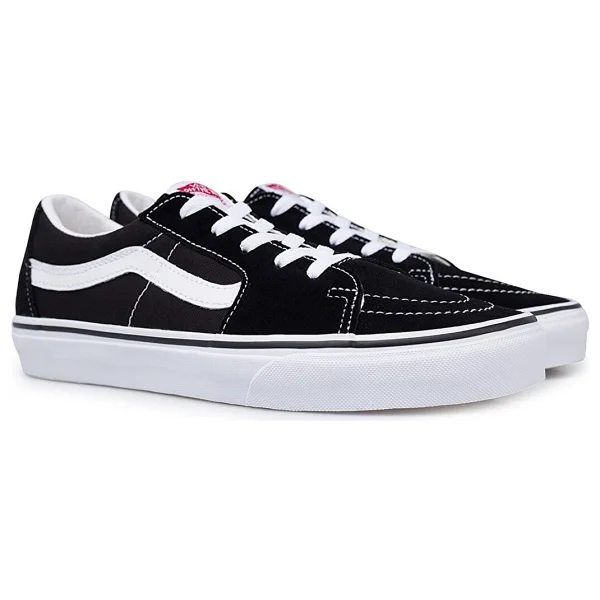 Vans SK8-Low VN0A4UUKB7S1 Siyah-Beyaz Spor Ayakkabı - Görsel 4