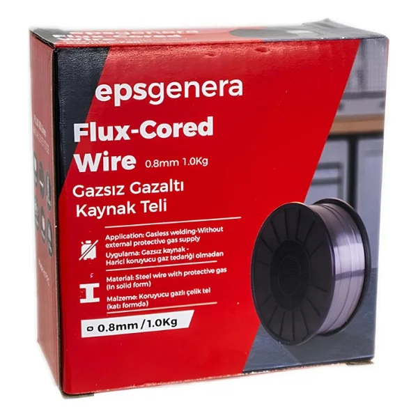 Eps Genera EPSK108 0.8mm/1kg Flux Gazsız Gazaltı Kaynak Teli - Görsel 2