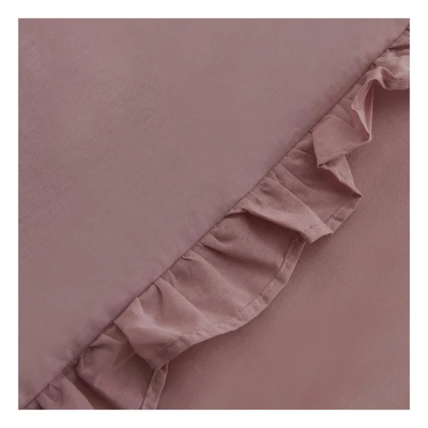 Karaca Home Pure Ruffle Pudra Çift Kişilik Nevresim Takımı - Görsel 3