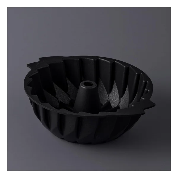 Jumbo Shark Ceramic Black Yuvarlak Kek Kalıbı - Görsel 2