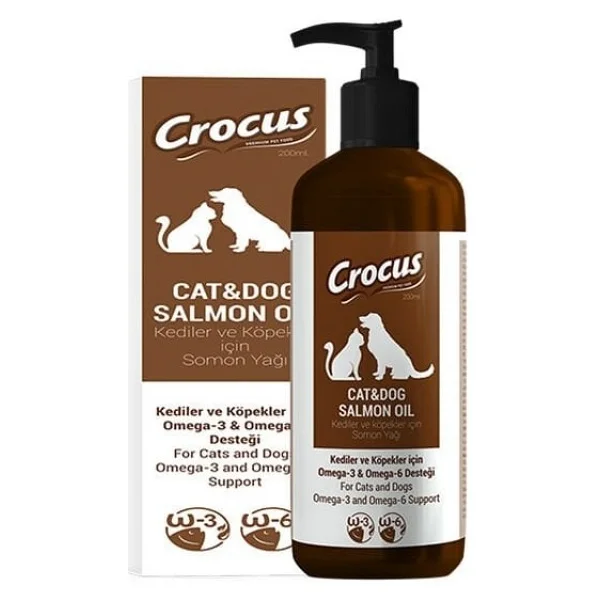 Crocus 200 ml Köpek ve Kediler için Somon Yağı - Görsel 2
