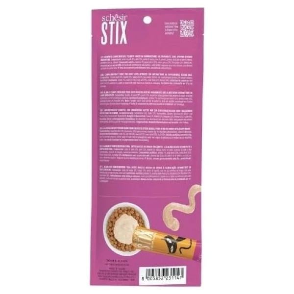 Schesir Stix Tavuklu 6x15 gr Krema Kedi Ödül Maması - Görsel 4