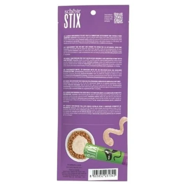 Schesir Stix 6x15 gr Krema Kedi Ödül Maması - Görsel 2
