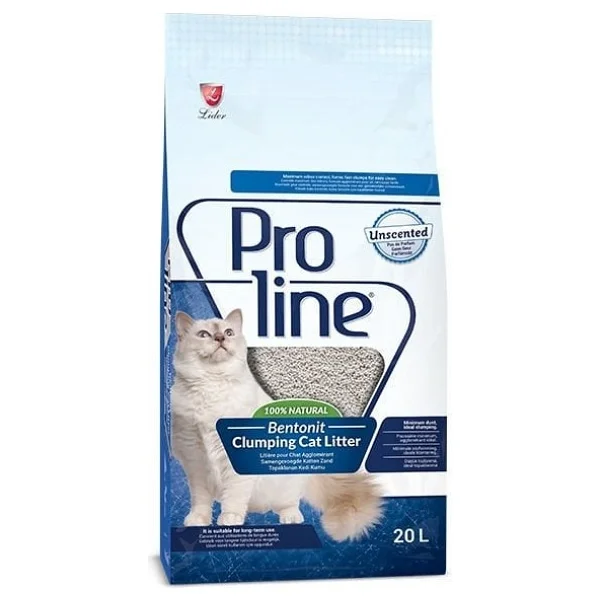Proline Parfümsüz 20 lt Bentonit Kedi Kumu - Görsel 3