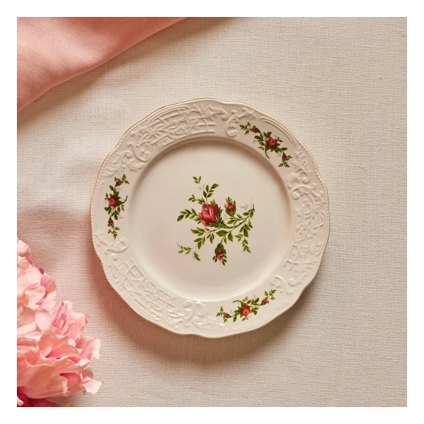 Karaca Vintage Rose 20 cm Pasta Tabağı - Görsel 3