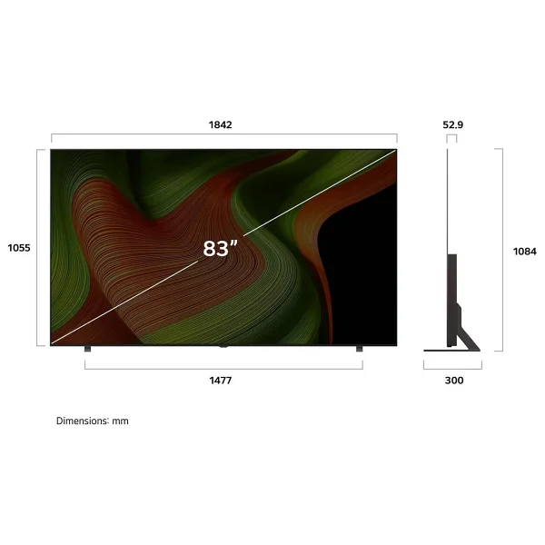 LG OLED83B56LA 4K Ultra HD 83'' 210 Ekran Uydu Alıcılı webOS Smart OLED TV - Görsel 5