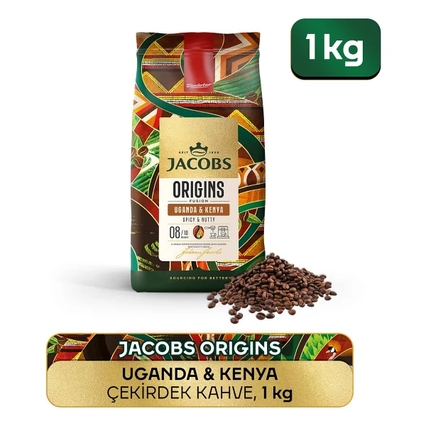 Jacobs Origins Uganda ve Kenya Çekirdek Kahve 1 kg - Görsel 6