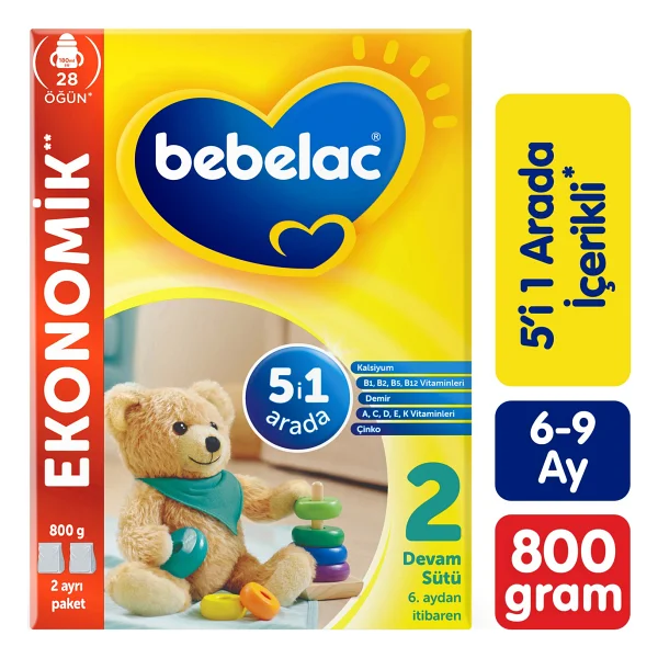 Bebelac 2 Devam Sütü 800 gr - Görsel 8