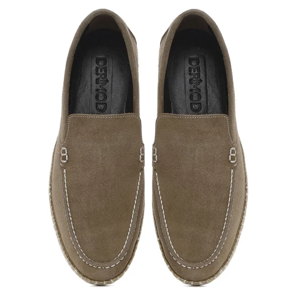 Derimod Erkek Bej Süet Deri Espadril 25SFD660210 - 40 - Görsel 7