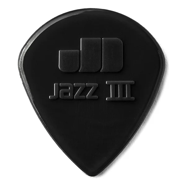 Jim Dunlop 47R3S Gitar Penası 3 Adet Nylon Jazz III Black Pena - Görsel 2