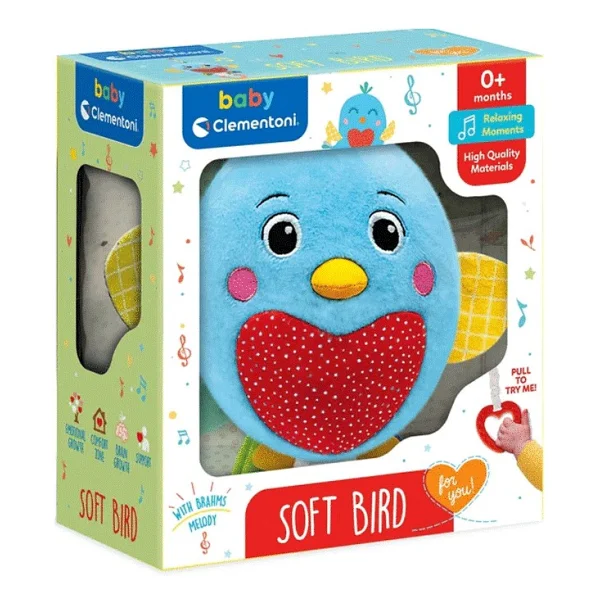 Clementoni Baby Müzikli Peluş Kuş 17794 - Görsel 8