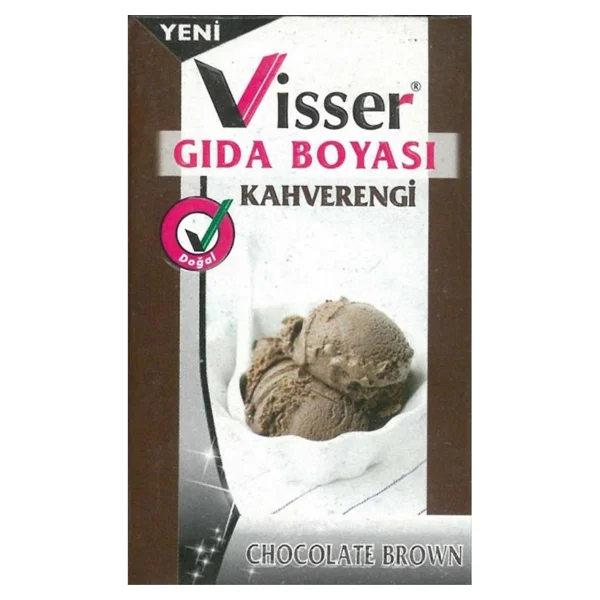 Visser Toz Gıda Boyası Kahverengi - Görsel 2