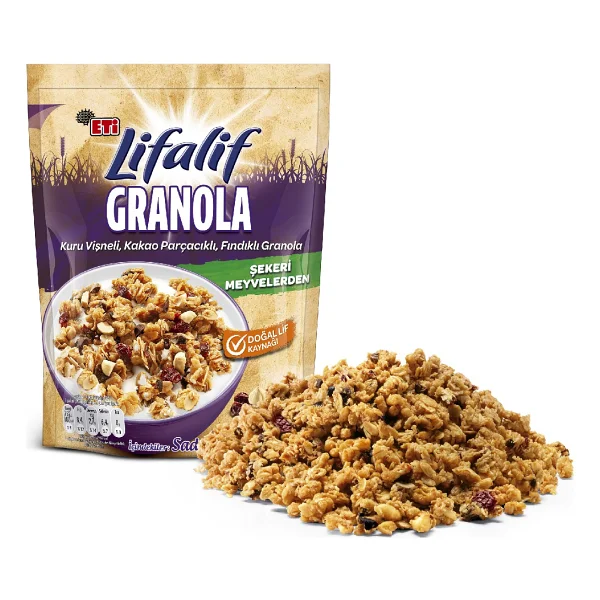 Eti Lifalif 200 gr 2'li Paket Vişneli Çıtır Yulaf - Görsel 3