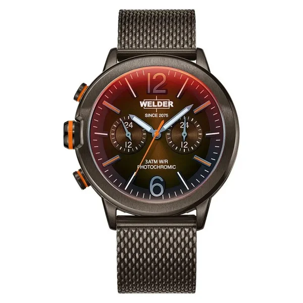Welder Edge WWMD1013 Hasır Kordon Kahverengi Erkek Kol Saati - Görsel 4