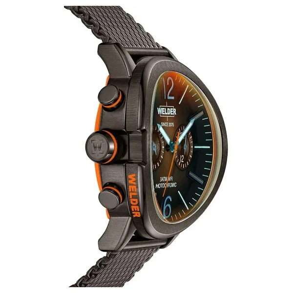 Welder Edge WWMD1013 Hasır Kordon Kahverengi Erkek Kol Saati - Görsel 8