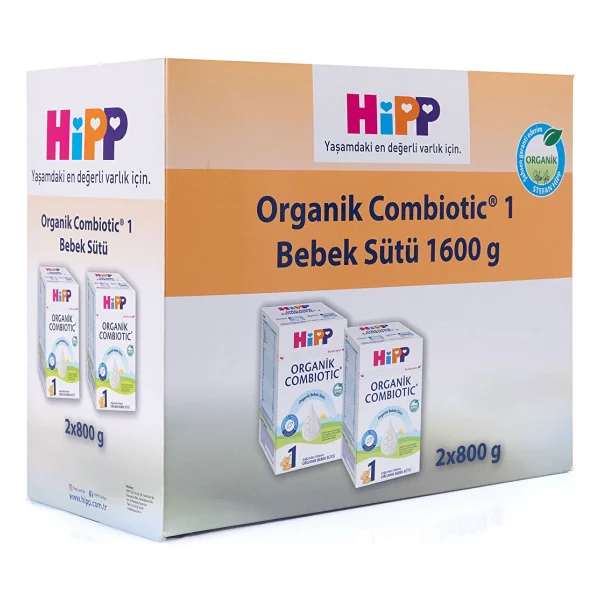 Hipp Organik Combiotic 1 Bebek Sütü 800 gr 2 Adet - Görsel 4